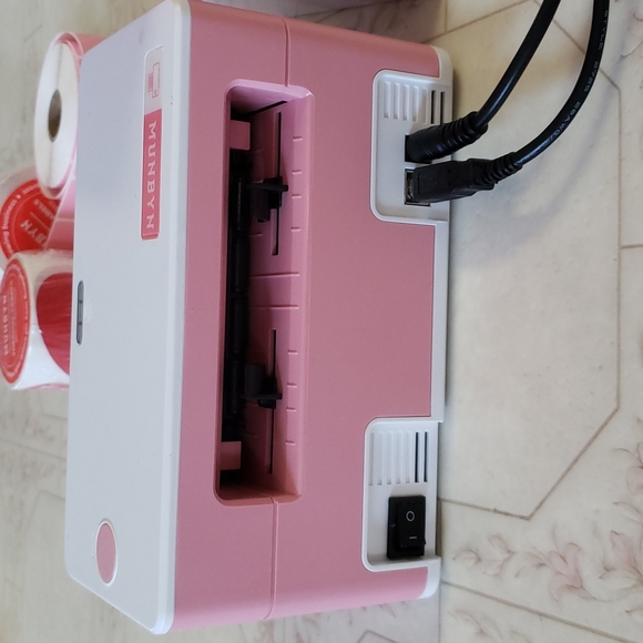 Sticker Printer Muynbyn Pink Sticker Label Maker Sticker Sheet Red Heart Labels - Picture 14 of 16